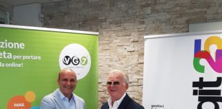 Edigit e Vampi Group: l’unione di risorse e intenti a favore del mercato della stampa e della comunicazione A sinistra il sig. Mario Cunsolo, titolare di Vampigroup srl - VG7, con Enrico Parisini, titolare di Edigit.