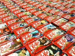 HP: un portafoglio di soluzioni per la stampa digitale e la decorazione di etichette Confezioni di KitKat stampate con le tecnologie HP: