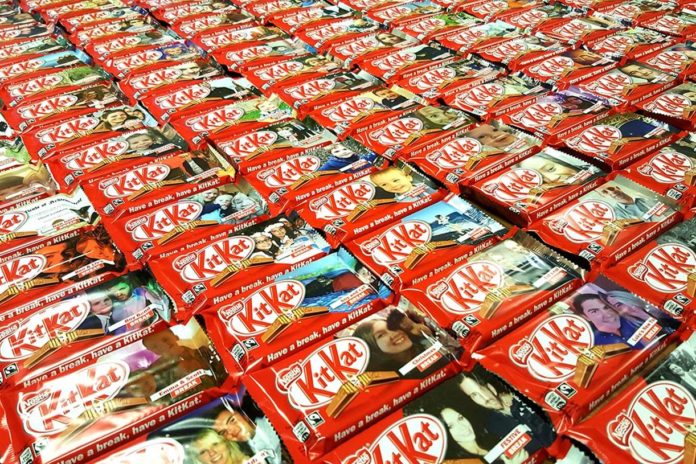 KitKat Confezioni di KitKat stampate con le tecnologie HP: