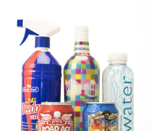 Da Domino i nuovi inchiostri UV per la stampa di shrink sleeve