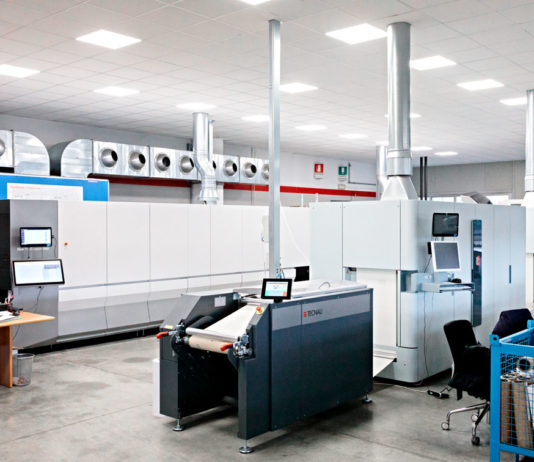 In Italia la prima installazione europea di Océ Prostream 1000