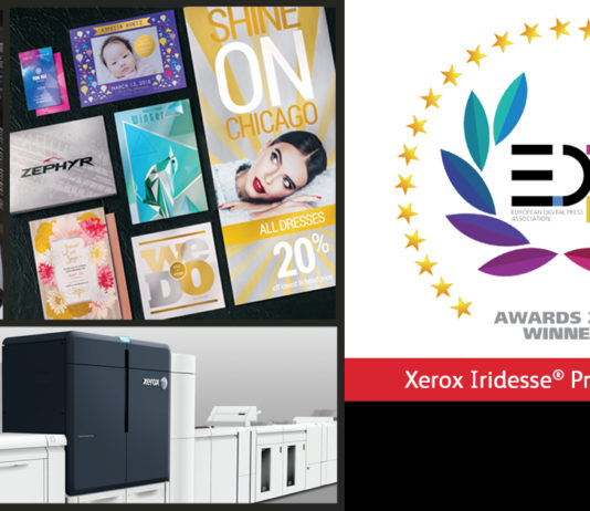 Xerox Iridesse vince il Top Association Awards per l’innovazione nella stampa di produzione