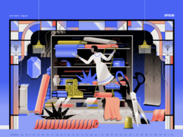 Calendario Epson 2022, professioni antiche e nuove raccontate con l’illustrazione