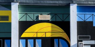 All’interno di Certosa District un grande murale preannuncia il Milano Graphic Festival