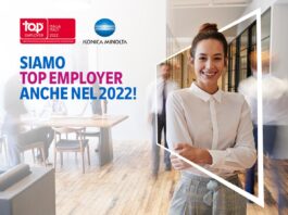 Konica Minolta Italia certificata Top Employer 2022