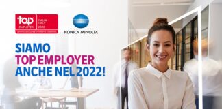 Konica Minolta Italia certificata Top Employer 2022