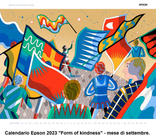 Calendario Epson 2023, protagonista la gentilezza