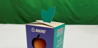 Smurfit Kappa Italia e Mapei, sostenibilità all’insegna delle mele
