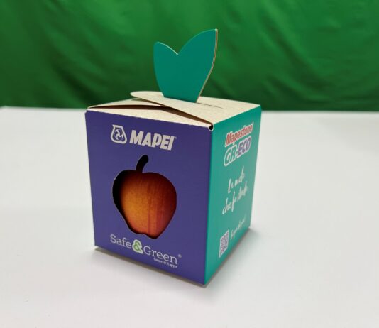 Smurfit Kappa Italia e Mapei, sostenibilità all’insegna delle mele