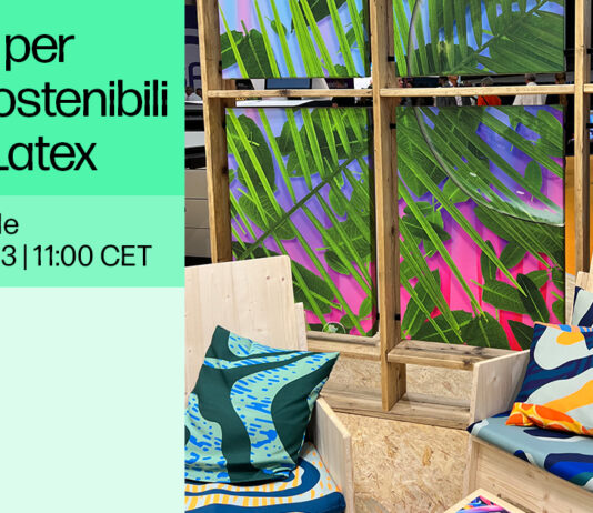 Un webinar da non perdere. HP Latex: le opportunità per una stampa sostenibile nell’arredamento d’interni