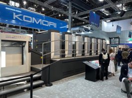 Live da drupa. Komori, il debutto della J-throne 29