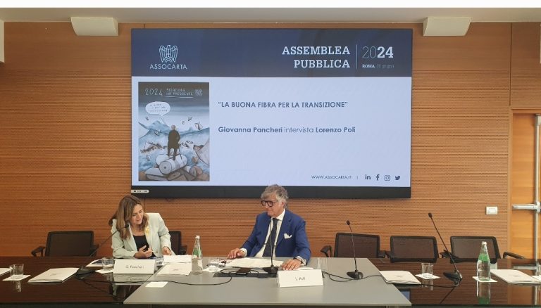 Assemblea Pubblica Assocarta, Italia secondo produttore e utilizzatore di carta da riciclare in Europa