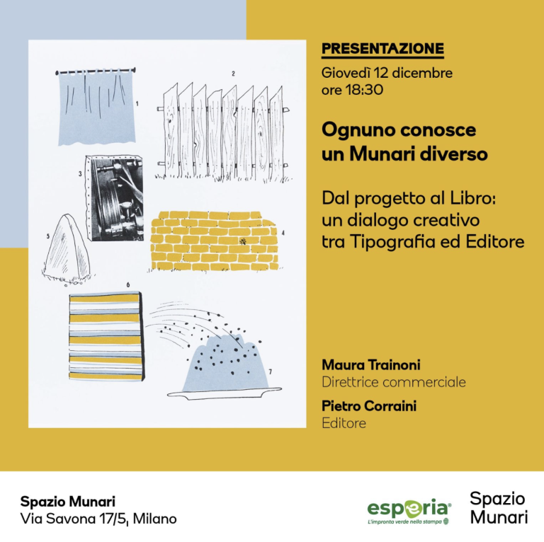 Dal progetto al libro: un dialogo creativo tra tipografia ed editore