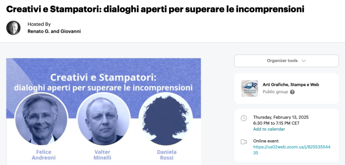 Creativi e stampatori