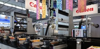 Per le etichette a Labelexpo Canon si fa in tre