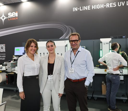 La linea esclusiva SEI Laser passaggio obbligato a Labelexpo