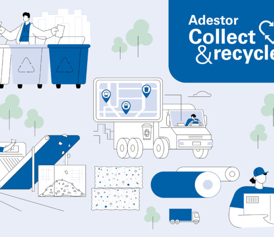 Adestor Collect&Recycle sigla una partnership con Soprema per promuovere il riciclo della carta