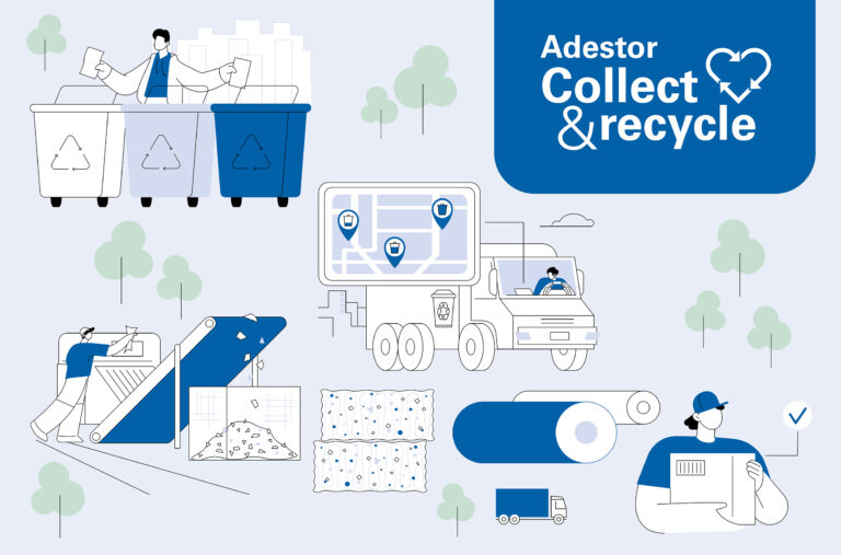 Adestor Collect&Recycle sigla una partnership con Soprema per promuovere il riciclo della carta