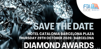 FTA Europe Diamond Awards 2026: appuntamento a Barcellona il 29 ottobre