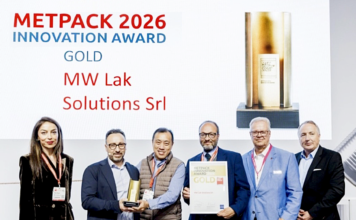 MW Lak Solutions premiata al METPACK 2026