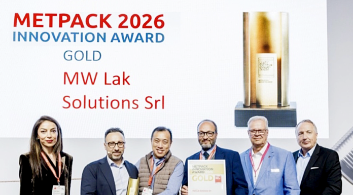 MW Lak Solutions premiata al METPACK 2026