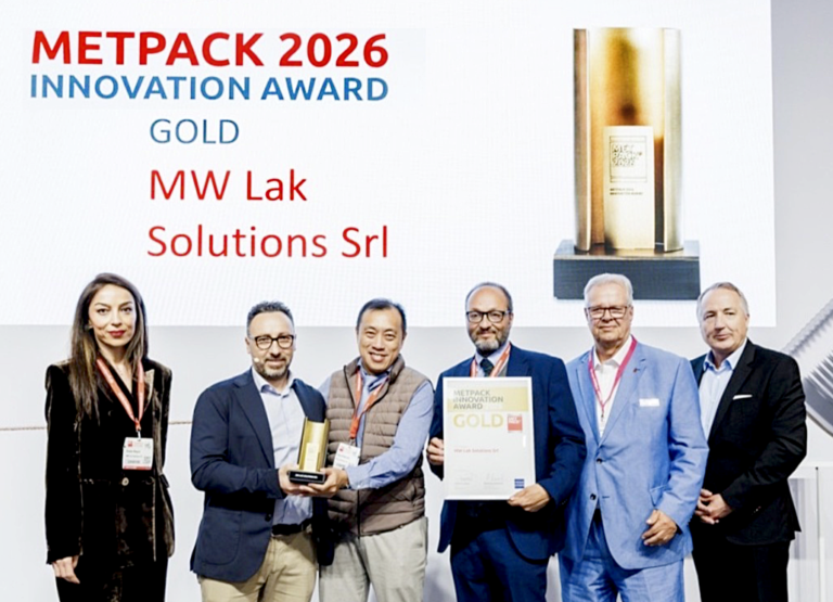 MW Lak Solutions premiata al METPACK 2026