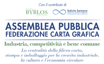 Federazione Carta e Grafica: il 25 giugno a Roma l’Assemblea su industria, competitività e bene comune