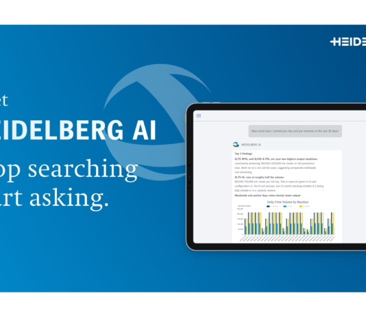 Heidelberg lancia AI Performance Chat: l’intelligenza artificiale semplifica l’analisi della produzione