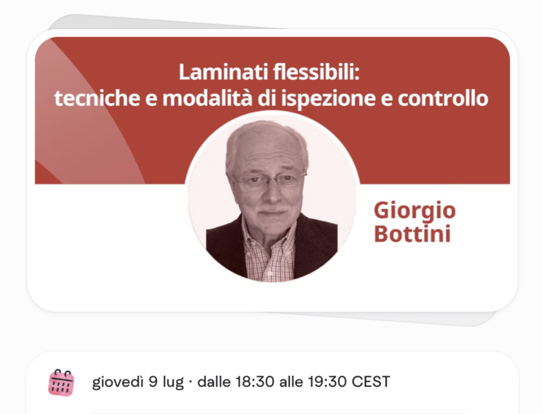 Laminati flessibili: tecniche e modalità di ispezione e controllo qualità