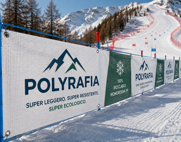 Guandong, Poly-rafia: il banner leggero e riciclabile per nuove applicazioni