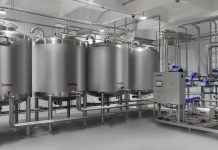 Static CIP systems for medium to large installations