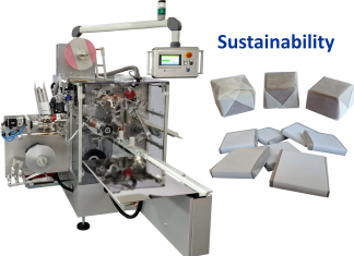 Wrapping machines for square or rectangular products