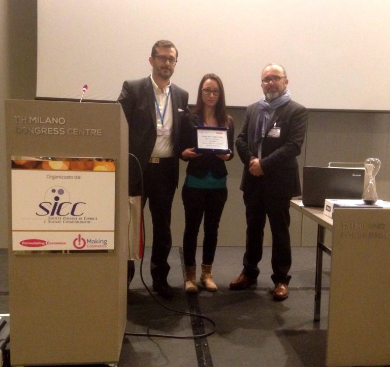 Formulating & Making Cosmetics 2015 e Premio Luigi Carinelli