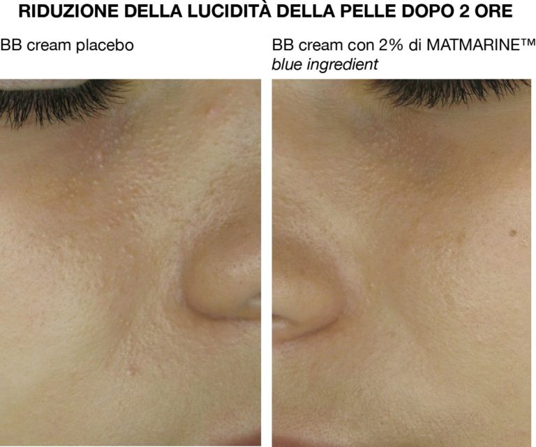 Effetto mattificante immediato che dura tutto il giorno