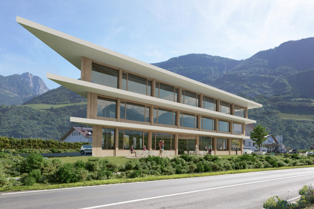 Nuova sede per Latteria Sociale Merano. rendering