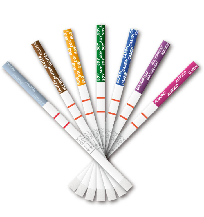 Casein Food Allergen Rapid Test di Kairosafe è un test rapido immunocromatografico che permette la rilevazione della caseina sia in alimenti e bevande sia sulle superfici