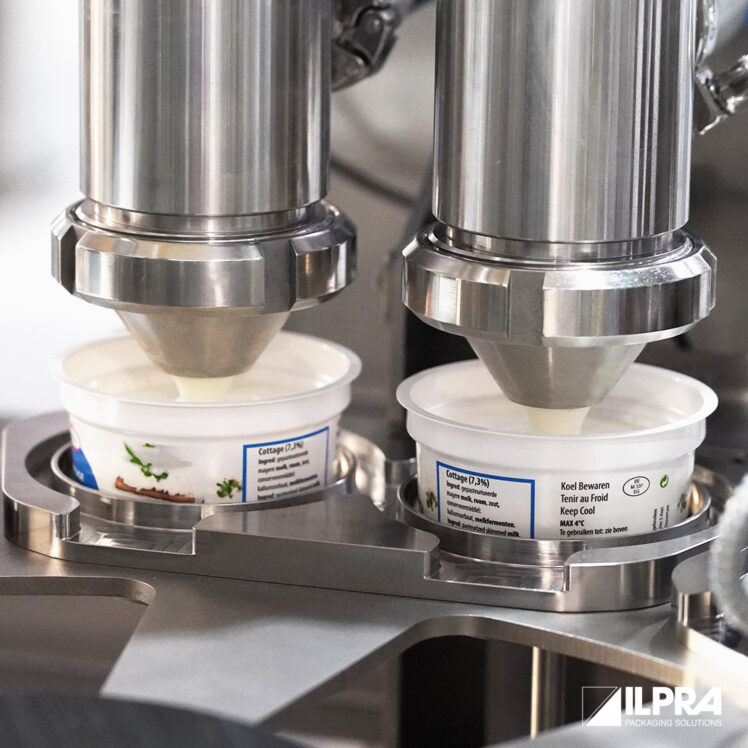 Le soluzioni Fill Seal di Ilpra sono progettate per valorizzare il confezionamento monomateriale dello yogurt 