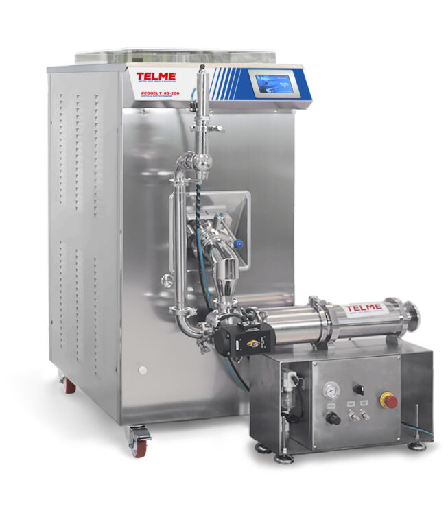 La pompa a pistone Telme è idonea al riempimento controllato, tramite dosaggio volumetrico, di contenitori con varie dimensioni