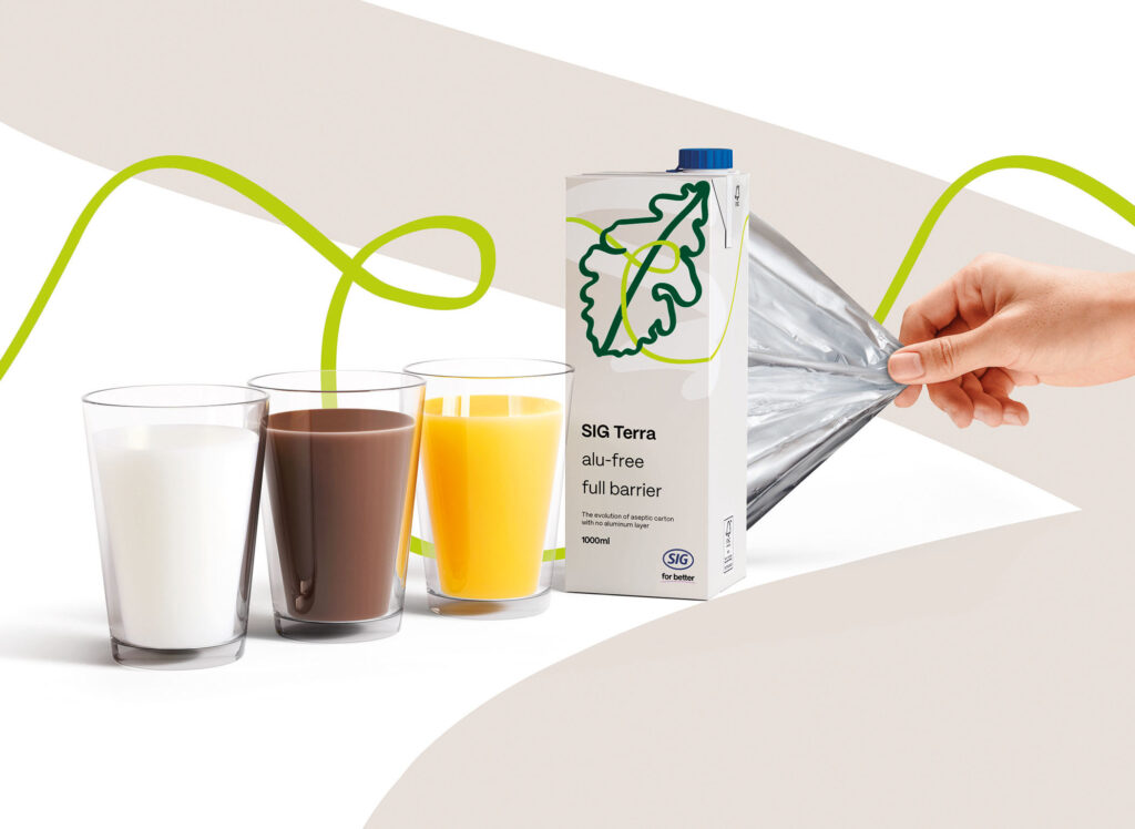 Pack asettici senza alluminio: +24% di vendite nel 2025 per SIG