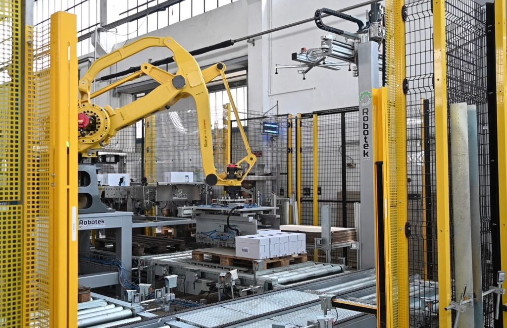 Isola di pallettizzazione Robotek Group