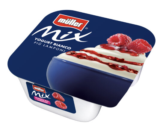 Müller: ampliata la gamma Mix con Müller Mix Bianco più Lamponi