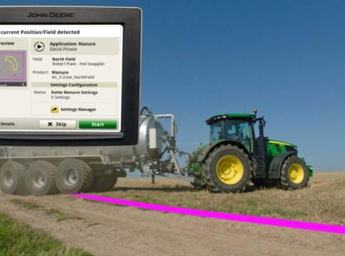 John Deere AutoSetup, impostare il trattore e l’attrezzatura in un clic