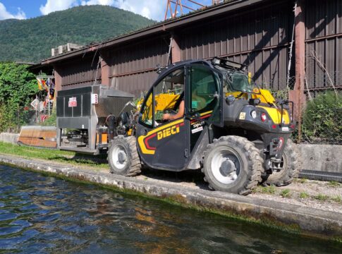Un telescopico compatto per la pescicoltura