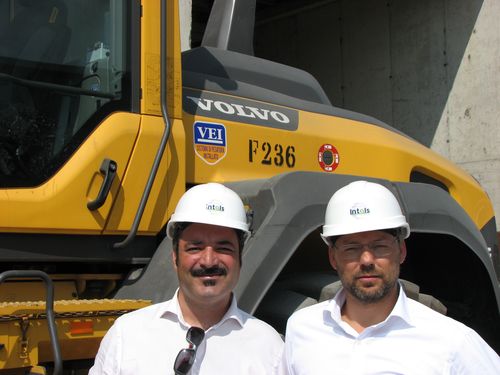 Da sx Mauro Freddi, funzionario commerciale Volvo CE e Alessandro Colla, direttore commerciale Intals