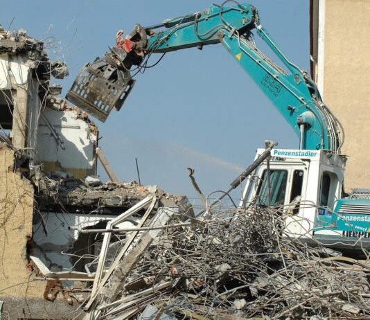 Demolizione e riciclo in cantiere