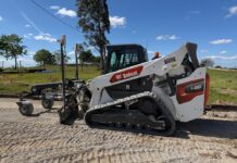 Bobcat T86 e livellatrice laser: produttività di coppia