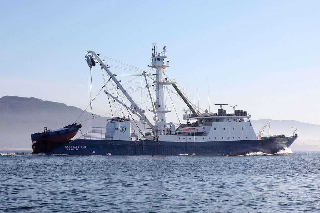 Peschereccio Santiago Msc dell'azienda spagnola Jealsa, titolare del brand Mare Aperto