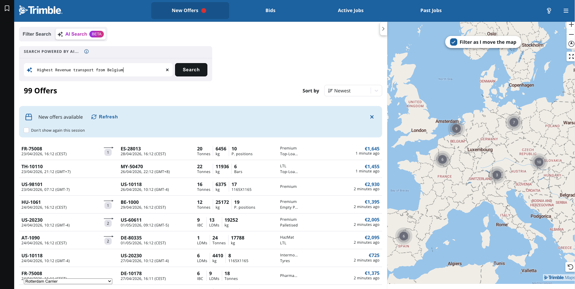 Pianificazione logistica: la Ai per semplificare la ricerca dei vettori