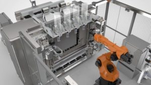 Il dimostratore Stratasys Infinite-Build 3D per la realizzazione di grandi oggetti e componenti di produzione è progettato per garantire precisione, ripetibilità e velocità per la produzione OEM personalizzata e la trasformazione aftermarket on demand
