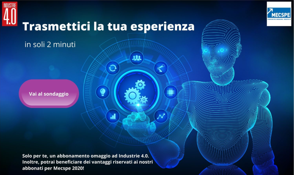 Per te, un anno omaggio alla rivista Industrie 4.0. Scopri come!